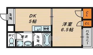 フローラ鶴見【4階】の間取り