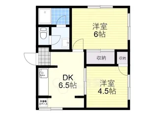三宅ビル【4階】の間取り