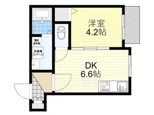 パシフィック千林【3階】の間取り