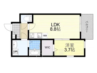 EIWA First Heights【1階】の間取り