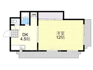 エクレーヌ橋本【4階】の間取り