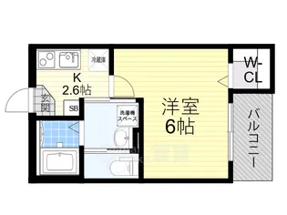 CLOUD 放出【1階】の間取り