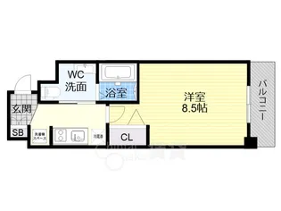 ファーストフィオーレ京橋イースト(旧エグゼ京橋イースト)【6階】の間取り