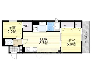 ラモーナ一津屋1【3階】の間取り