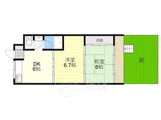 昭和マンション【1階】の間取り
