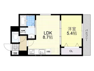 大阪府茨木市中総持寺町【アパート】の間取り