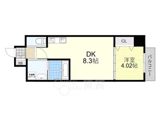 クローバー・クレア石橋阪大前【2階】の間取り