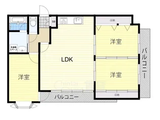 ヴィッツオーラマンション【2階】の間取り