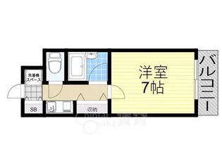 カントリー青葉ハイツ【2階】の間取り