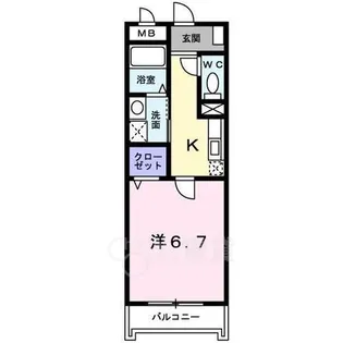 グラン・リーオ北伊丹2【1階】の間取り