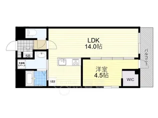 グランジュテ寺畑【5階】の間取り
