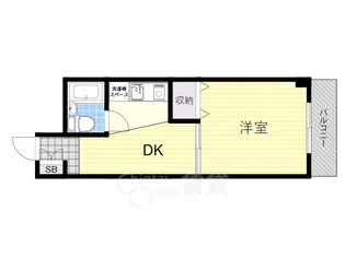 ヴェルドール淡路【3階】の間取り