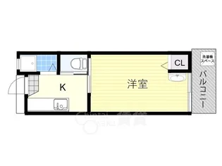 兵庫県川西市栄町【テラスハウス】の間取り