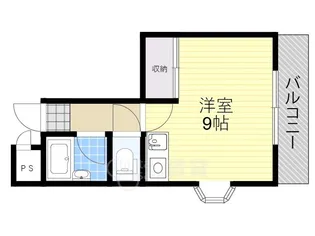 ハイツしらわか【3階】の間取り
