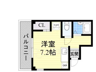 大阪府摂津市正雀本町2丁目【マンション】の間取り
