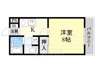 エクセルコート服部【1階】の間取り