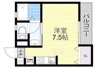 美園町アネックス【1階】の間取り