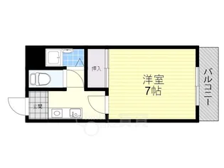 ラ・ヒューメベル豊中【1階】の間取り