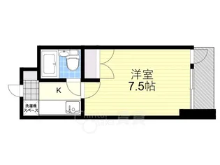 エクセレント中道【5階】の間取り