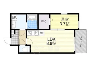大阪府摂津市正雀3丁目【アパート】の間取り