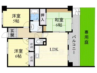 3LDKの間取り画像