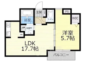 アンフィニ10【5階】の間取り