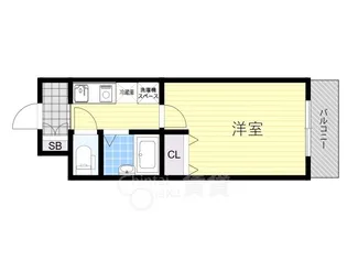大阪府吹田市上山手町【マンション】の間取り