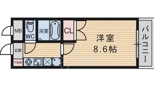 ホープヒル上山手【2階】の間取り