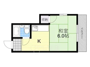 田中ハイツ【1階】の間取り