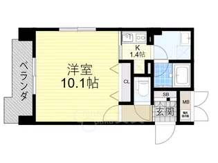 エナブル塚本2【2階】の間取り