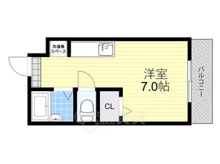 大住マンション【2階】の間取り