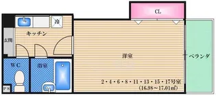 NOW新大阪【902号室】の間取り