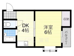 アーベイン緑地公園【3階】の間取り