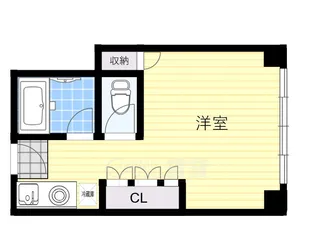 大阪府大阪市淀川区西中島1丁目【マンション】の間取り