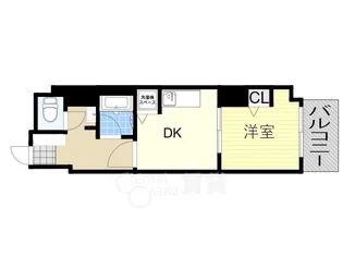 大阪府大阪市淀川区宮原1丁目【マンション】の間取り