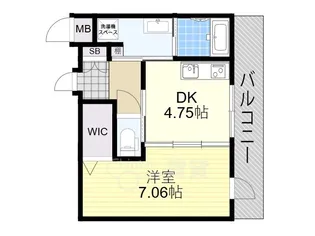 ラ・リュールMJ【4階】の間取り