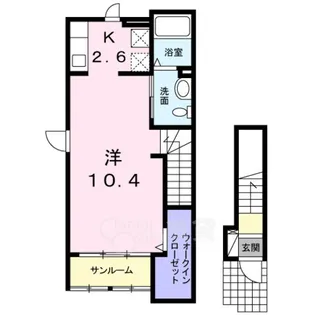 1Rの間取り画像