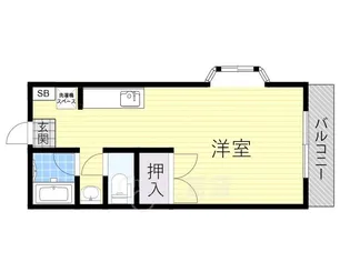 パルプラザ茨木【2階】の間取り