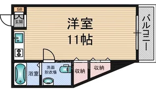 エバーグリーン新大阪【4階】の間取り