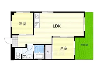 大阪府摂津市庄屋1丁目【マンション】の間取り