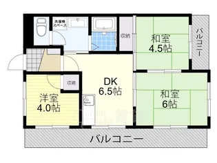 大阪府摂津市庄屋1丁目【マンション】の間取り