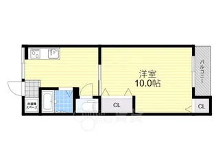 千里丘マンション【3階】の間取り