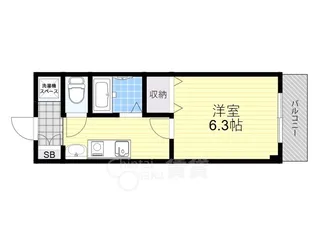 大阪府茨木市若園町【マンション】の間取り