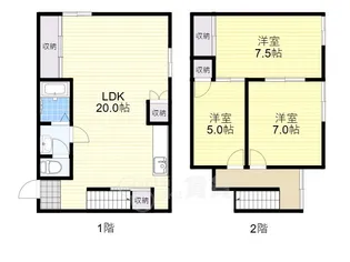 ヴィラ春日丘【2階】の間取り