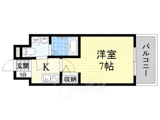 セレニテ福島カルム【10階】の間取り