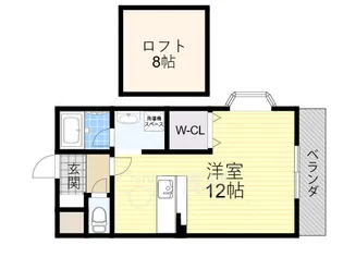 ルミエールMORI【3階】の間取り