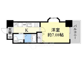 CASSIA豊中三国【5階】の間取り