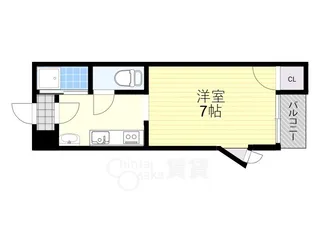 大阪府大阪市東淀川区下新庄1丁目【マンション】の間取り