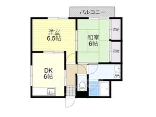 西田レジデンスC棟【2階】の間取り