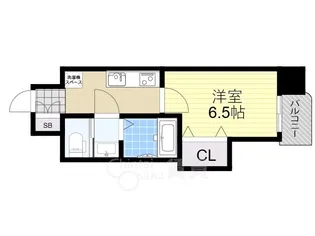 大阪府大阪市西淀川区野里2丁目【マンション】の間取り